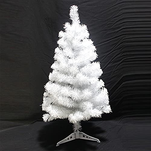 KKLT 3ft Mini Desktop Decoration Artificial Christmas Tree,Christmas Pine With Foldable Stand,Easy Assembly For Holiday Decoration-White 90cm(3ft)