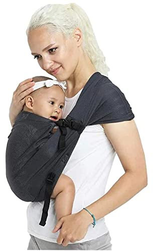 WPHH Babytrage Für Kleinkinder, Ergonomische Fronttrage Baby Tragetuch, Sommer Atmungsaktive Mesh Kindertrage, Einzelschulter Verstellbarer Kinderrucksack Für 2-36M Neugeborenes