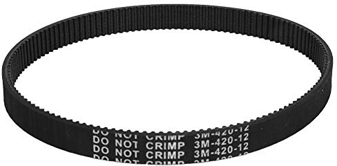 1 correa de transmisión para scooter eléctrico, color negro, 140 dientes, correa dentada de goma resistente al desgaste, correa de transmisión síncrona, correa de transmisión, gran efecto de