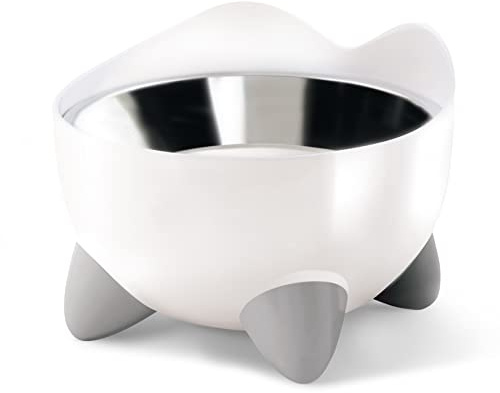Comedero ergonómico Elevado para Gatos Catit Pixi, 200 ml