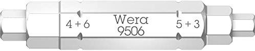 Wera - 05073201001 - Inserto 4-in-1, 9506 SB, 4-in1- Inserto 1, 3; 4; 5; 6 x 37 mm