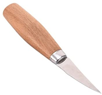 Couteau à bois ergonomique pour sculpter le bois - Outil de sculpture - Cuillère de travail du bois - Durable