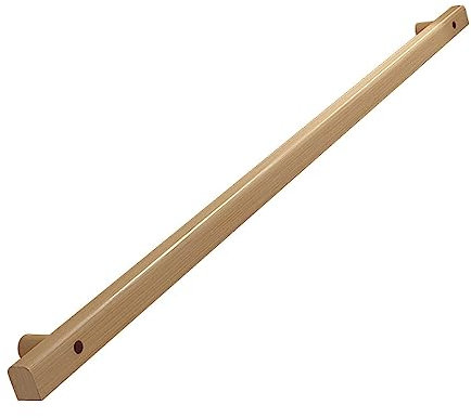 Gorssen Handlauf Holz Handlauf Geländer, Handläufe für Treppen, Treppengeländer Innen, Geländer aus Bambus, Rutschfreier Haltegriff, Geeignet für Treppen, Wand, Flur, Badezimmer