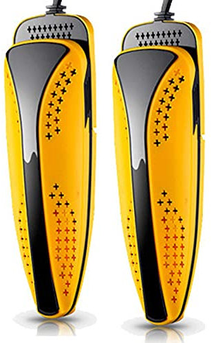 Samnuerly Electric Shoe Dryer Ozone Deodorizer Shoe Dryer for Ski,Snowboard, Triathlon, Cycling, Golf And Motor Bike Footwear Adjustable Shoes Heater Dryer,Yellow (Yellow) (Yellow One