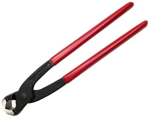Alkan Monierzange 280 mm 11 Kneifzange Flechterzange Rödelzange | Für Draht, Bewehrung, Baustelle und Handwerk; Chrom-Vanadium-Stahl, griffiges Werkzeug für Montage & Reparatur