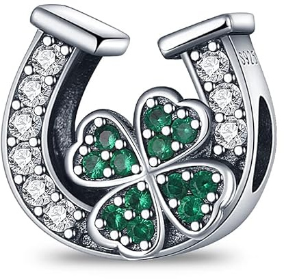 KUNSIR Charm Anhänger Damen 925 Sterling Silber für Armband Charms Beads passend für Pandora Armband und Halskette, Kompatibel mit Europäischen Armbänder für Frauen Mädchen C2