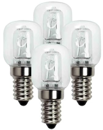 4st Backofen-Glühbirne 500 Grad Hitzebeständig 25 W E14 Backofenlampe Mikrowelle - Glühbirne Backofen 250 Lumen, Ersatz-Glühbirnen, E14-Glühbirne, Ersatzteile Für Backofen-Mikrowelle