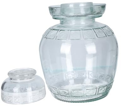 LABRIMP Vorratsbehälter Aus Glas Versiegelte Dose Für Lebensmittel Vorratsglas Zur Lagerung Von Körnern Und Gurken Eingelegtes Gemüse Topf Mit Praktischem Design