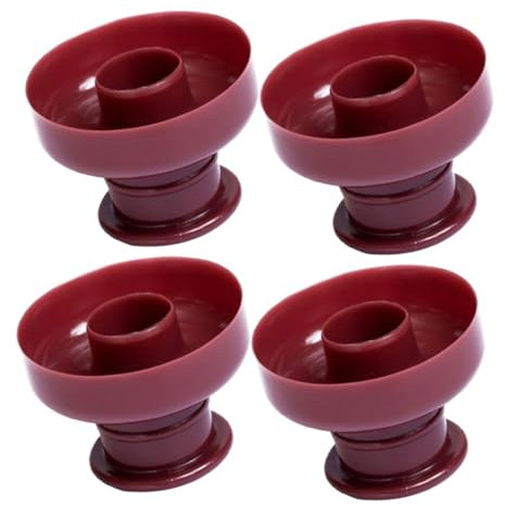 OKUMEYR 4pezzi Stampo per Torte Ciambella Rotonda Stampo per Ciambelle Antiaderente Decorativo per Dolci Fai da Te per Ciambelle Spesse