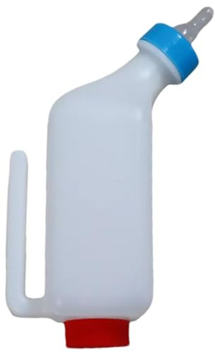 Biberon en Forme d'Agneau - Bouteille de Lait pour Petits Animaux Domestiques avec Téton Sans Effort