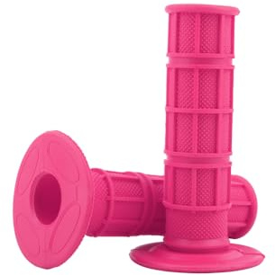 Manopole di ricambio per manubrio di moto in gomma antiscivolo per CRF EXC Motorcross Dirt Pit Bike-rosa