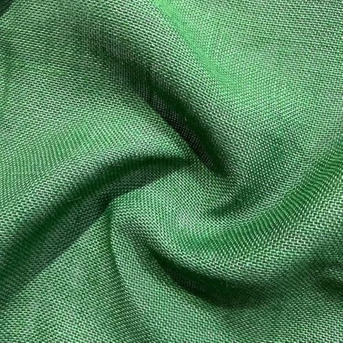 EU Fabrics Hessian Burlap Fabric | Breathable Jute Material for Crafts and Garden | Ideal for Decorations, Bag Making and Sewing | Hessian Fabric by The Metre (Green, Cut by The metre)
