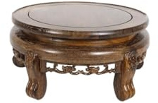YNIYUJKL Soporte para Plantas, Base para Bonsái De Secuoya, Soporte para Flores De Porcelana, Jarrón, Adornos De Piedra, Pecera, Pecera para Pintar, Pecera, Base De Made