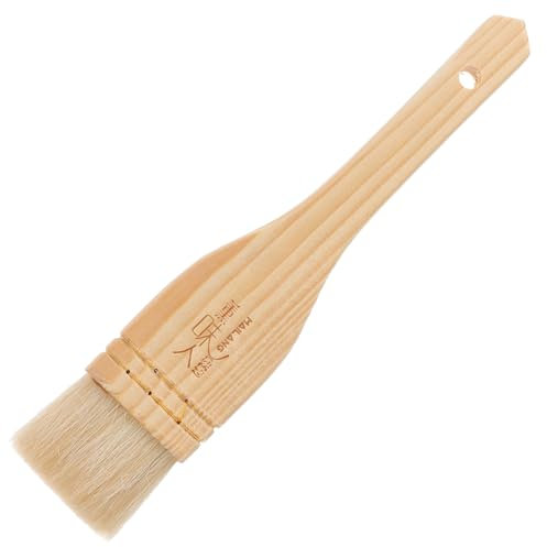 POPETPOP Cepillo Para Cocina y Repostería Grande Pincel De Aceite De Cocina De Fibras De Lana Natural Resistente Al Calor Adecuado Para Barbacoa Hornear y Pastelería Profesionales
