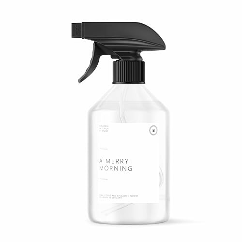 BOHORIA Rumsspray 500 ml Pumpkin Spice – höstlig rumsdoft med mandel, kanel och saffran – långvarig doftspray utan drivgas för en mysig må-bra atmosfär (A Merry Morning, 500 ml)