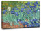 Niik Quadro + Telaio (BC) Gli Iris di Vincent Van Gogh Quadro 60 x 43 x 1,7 cm Falso d'autore Stampa su Tela