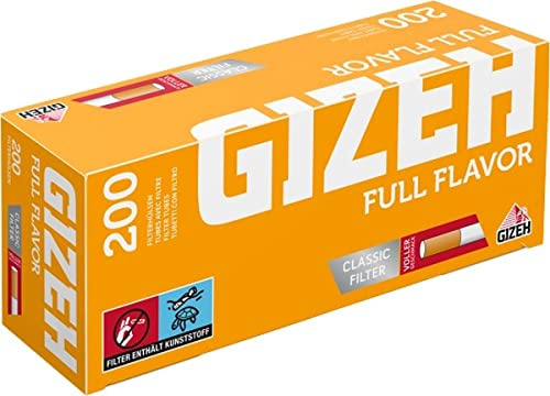1000 (5x200) GIZEH Full Flavor (Hülsen, Filterhülsen, Zigarettenhülsen)