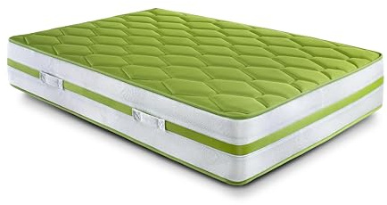 El Almacén del Colchón - Colchón Viscoelástico Esmeralda 26 cm – Doble Cara Verano/Invierno – Firmeza Alta y Adaptabilidad – Transpirable y Ergonómico – Todas Las Medidas (Esmeralda, 90 x 190 x 26 cm)