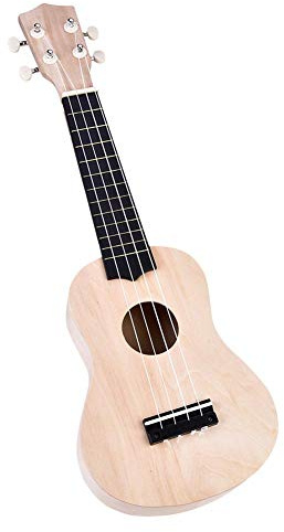 Kindergitarre, 2 Zoll Ukulele Kinder Ukulele Diy Kit Lindenholz Ukelele zum Zusammenbauen für Kinder und kreative Projekte