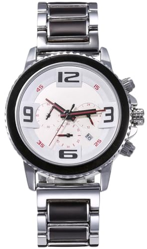 RORIOS Herren Holz Uhren Multifunktions Quarzuhr Handgefertigte Holzuhren Naturholz Wasserdicht Uhr Chronograph Armbanduhr für Herren
