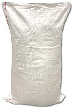 Wohnkult 100 x Gewebesack Gewebesäcke Sandsack Laubsack Getreidesack PP 6 Größen 3 Farben (40 x 60 cm | weiß)