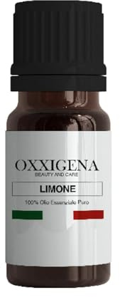Oxxigena - Olio Essenziale di Limone - 30 ml - Made in Italy - Puro al 100%, Naturale, Vegano, senza OGM - Ideale per Aromaterapia, Miscele da Massaggio