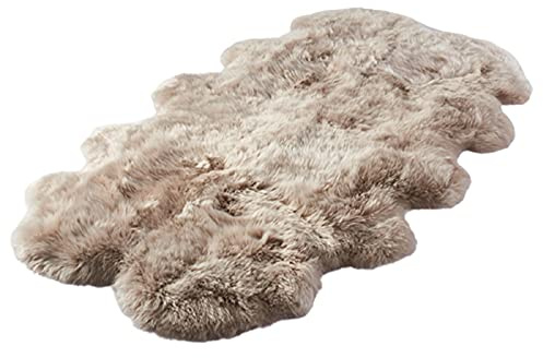 Altlue Lammfell Teppich Schaffell Echt Groß Fellteppich Flauschiger Fell Teppiche Lammfell Echt Groß Für Wohnzimmer Schlafzimmer (Size : 4p)
