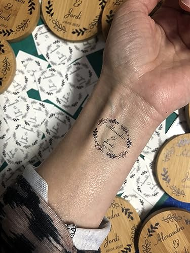 Uvimark - 50 Tatuajes Personalizados 4x4 cm con tu Foto o Diseño