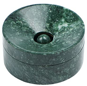 LINKIO Cendrier fumeur, cendrier en forme d'entonnoir en forme de cône, cendrier coupe-vent, avec colonne de fumée, pour la maison, le bureau, la décoration intérieure, cendrier, cendrier décoratif