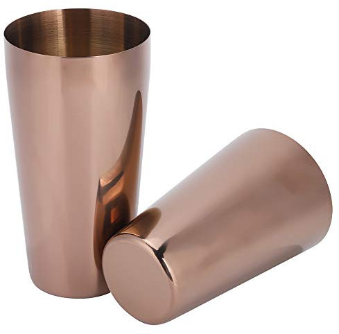 Cocktail Shaker Kit, Easy to, Simple to Use Bottle for Making Iced Coffee and Cocktails (Rose Gold)