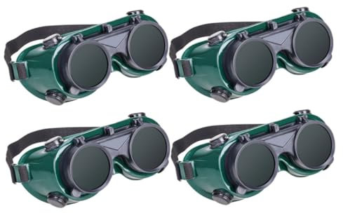 Artibetter 4stücke Schweißbrille Flip-up Für Brillenträger Schweißerbrille Mit Schutzklappe Schweißlinse Für Elektroschweißen Schutzgasschweißen Argon-lichtbogenschweißen Schweißbrillen Zum s