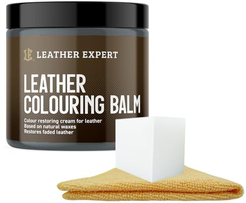 Juego de reparación de cuero de 250 ml, color gris claro, cuidado de piel para coche, producto de cuidado para sofá de piel, para piel natural, descolorido y ligeramente desgastado, suficiente para