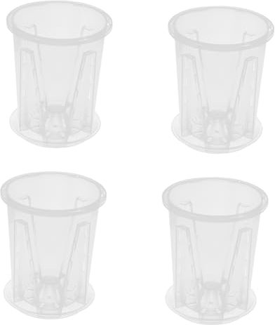 CANIGHT Transparente Orchideen-pflanzgefäße Mit Löchern Und Schalen Kunststoff-blumentöpfe Für Sukkulenten Und Kakteen