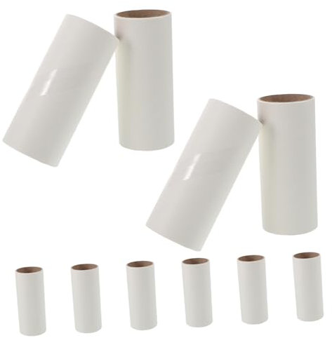 KOCKSHION 10stücke Sticky Lint Roller Für Tierhaare Wiederverwendbare Kleberollen Zur Schnellen Entfernung Von Hund Und Katzenhaaren Tragbare Fusselrollen Für Unterwegs Für Kleidung Und
