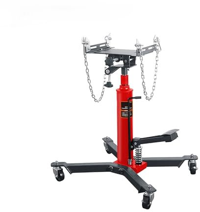 QIUYMGFG Elevador Coche Herramienta de Coche con Gato de transmisión, Soporte de Gato con Caja de Cambios de transmisión de 0,5 toneladas con Ruedas giratorias Gatos para Coches
