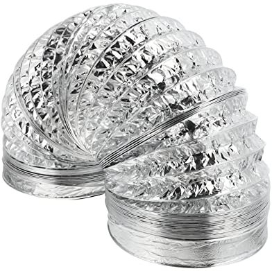 SHINEOFI Tuyau Aération Double Pour Cuisine Accessoire De Ventilation Résistant Chaleur Et Aux Intempéries