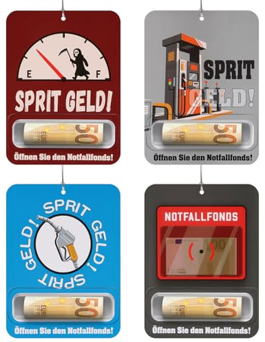 Anruzon Creative Money Holder - Fuel Money Birthday Money Gift - Money Gift for Driving Licence, Fuel Voucher New Car - Funny Petrol Station Gift - Christmas, Confirmation, Youth Initiation