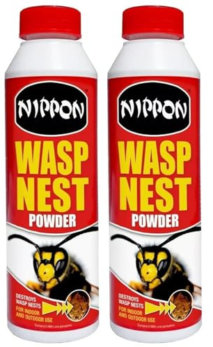 Wasp Nest Killer Powder & Nest Decoy – Fast-Acting Insecticide for Hornet and Wasp Control – Pack of 2 × 300g