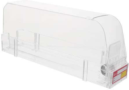 Gatuida Zigaretten Drücker mit Deckel 28,3cm aus Umweltfreundlichem Material Transparenter Zigaretten Displaykasten für Supermarkt und Kiosk Automatische Präsentation