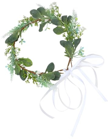 VICASKY Blumenkranz Haare Lavendel Simulation Handgefertigt Floral Haarschmuck Damen Leicht Elegant Für Hochzeit Party Strandurlaub Festliche Anlässe