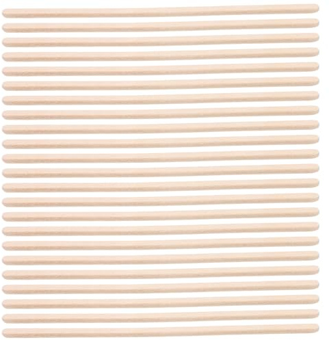 SILENRADAWN Bastoncini per Ceretta in Legno 100 Pezzi Spatola per Depilazione Multiuso Bordo Rotondo per Applicazione Cera e Rimozione Peluria