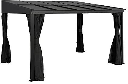 Sojag Aluminium Terrassenüberdachung St. Barth 812 | Anthrazit | 248x364x240 cm