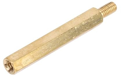 Abstandshalter Sechskant, M3 Einkopf Muttern, Kupfer und Messing Set für Leiterplatten (M3*30)