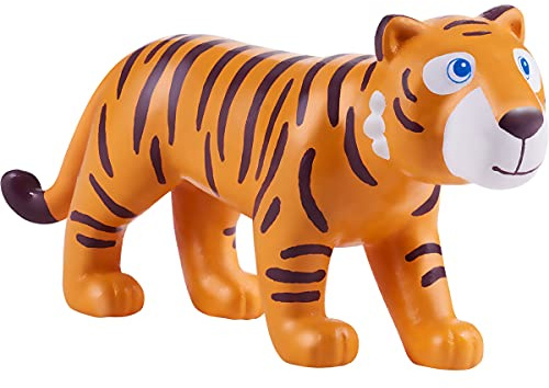 HABA Little Friends Tiger - 4 Chunky Plastic Zoo Animal Toy Figure