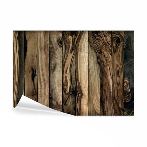 decomonkey Fototapete Holzoptik, 350x256 cm, Holzoptik Bretter, Vlies | Schlafzimmer, Wohnzimmer, Tapete, Fototapeten, Tapeten, Vliestapete, Wandtapete, moderne, Wand, Wandbild