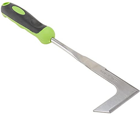 Happyyami Garten Unkrautstecher Aus Edelstahl Unkrautentfernungswerkzeug Förmigem Kopf Und Einfach Zu Reinigen Unverformbar