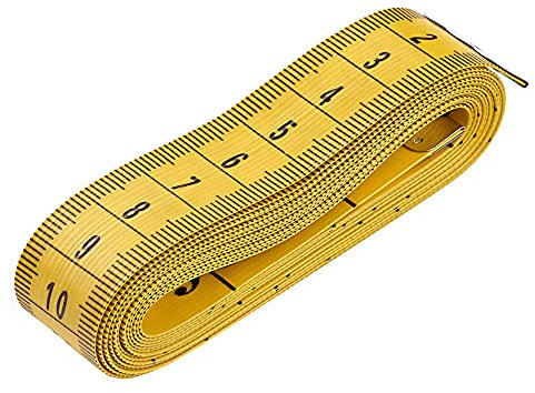 Anawakia Schneider-Maßband 3 Meter langes für Weiche Füße Lederband Kostümbildnerin Kleidung Measuring 300 cm Schneidermaßband (3 pcs)