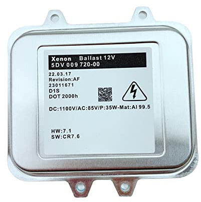 Fermoirper Xenon Scheinwerfer Steuergerät für Opel Astra J Insignia A G09 5DV 009 720-00 (1x Vorschaltgerät, LED, Weiß, Universelle Passform)