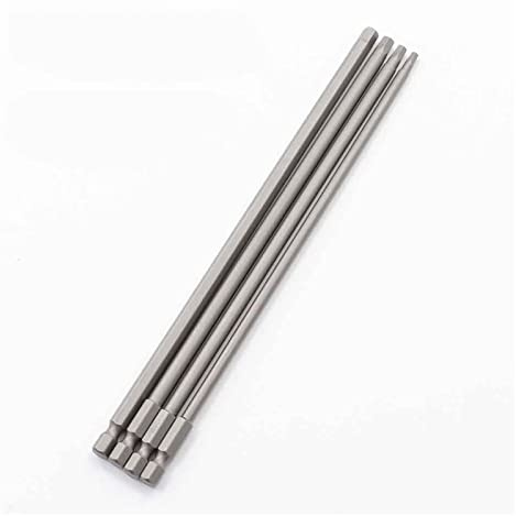 Maipula Juego de Brocas de Llave Allen de Cabeza Hexagonal de 150mm/200mm, Brocas de Destornillador Allen largas, Puntas magnéticas, Juego de Brocas de Destornillador de Llave Hexagonal