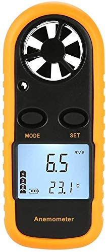 Air Speedometer, Digital Mini LCD Anemometer, Wind Speed, Air Speed, Temperature Measurement With Backlight